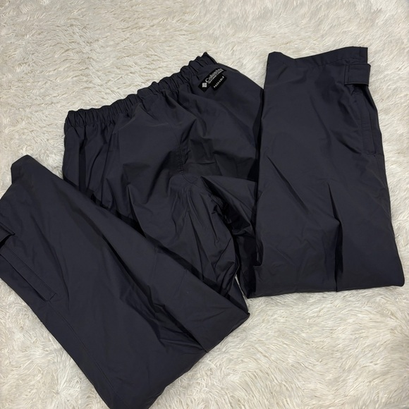 Columbia Omni-tech Vertex Woman’s gray ankle zip mesh lined nylon pants large - Picture 11 of 14